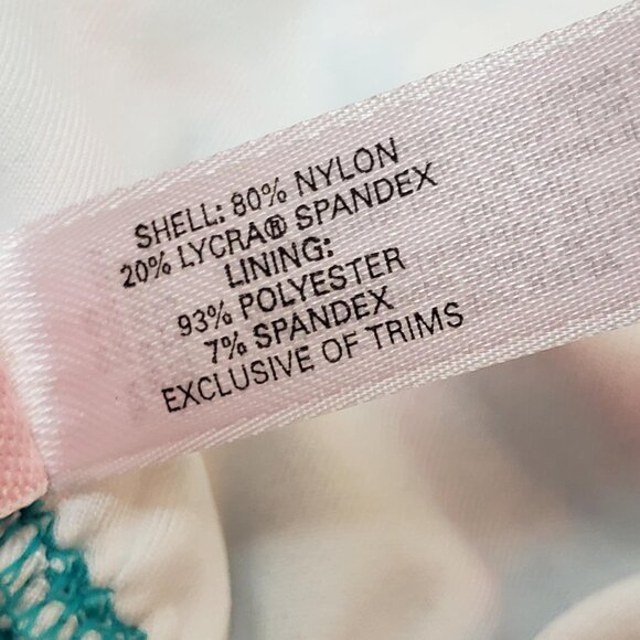 Victoria's Secret Small Beach Sexy Turquoise Caribe Floral Boho Bikini Swim Suit - Picture 10 of 16